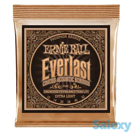 Струны для акустической гитары ernie ball everlast p02550, фотография 1