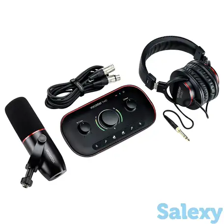 Комплект для подкастов focusrite vocaster two studio, фотография 2