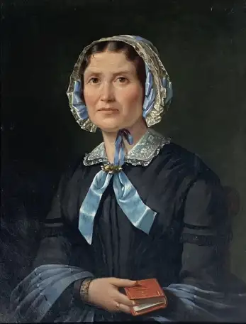 Клод-Мари Дюбюф потрет Дама из высшего общества, фотография 2