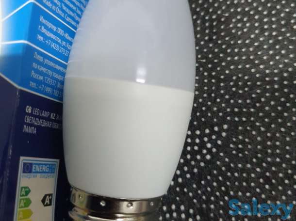 Лампа накаливания Norma 60W, лампочка 7 Ватт расход на потребление, фотография 1