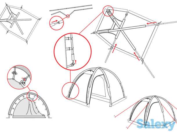 Палатка   alexika minnesota 3 luxe green, фотография 9