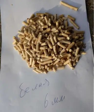 Пеллета белая топливные гранулы, фотография 2