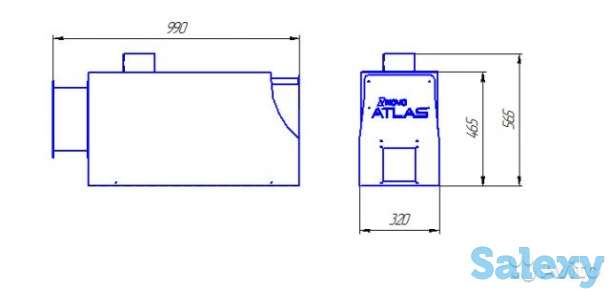 Калорифер на отработанном масле 20 кВт и более, фотография 5