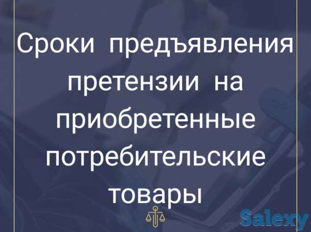 «Сроки предъявления претензии на приобретенные потребительские товары», фотография 1