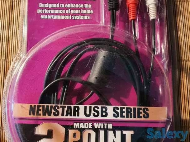 2 RCA 2 тюльпана аудио-видео кабель адаптер Шнур конвертер для Камеры, фотография 3