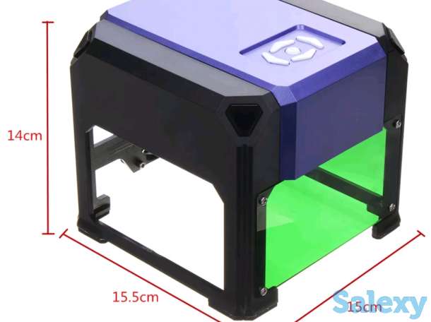 Лазерный гравировальный мини станок 1000МВт., фотография 3