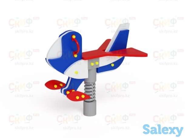 Качалка на пружине  Самолетик ИО 245, фотография 1