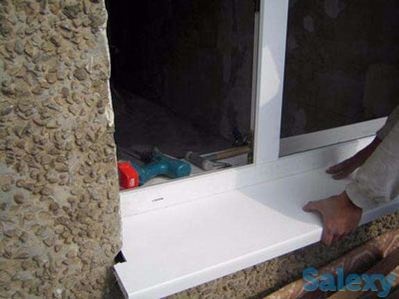 Установка отливов для окон, фотография 3