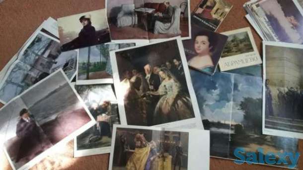 Вырезки глянцевые знаменитых картин, фотография 1