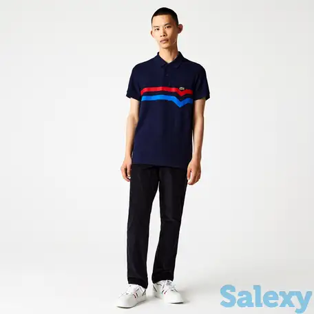 Мужская рубашка поло lacoste made in france из органического хлопка, фотография 1