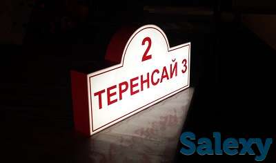 Фигурный световой короб (изготовление, монтаж)., фотография 1