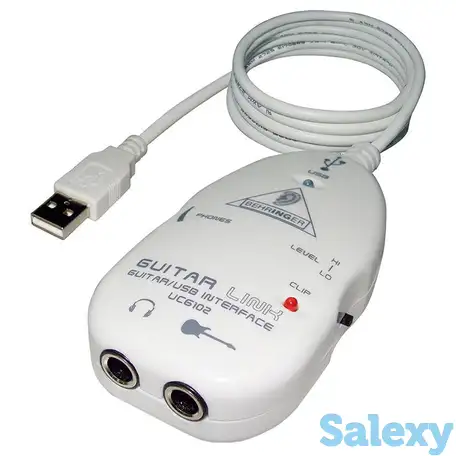 Мобильный аудиоинтерфейс behringer ucg102, фотография 1