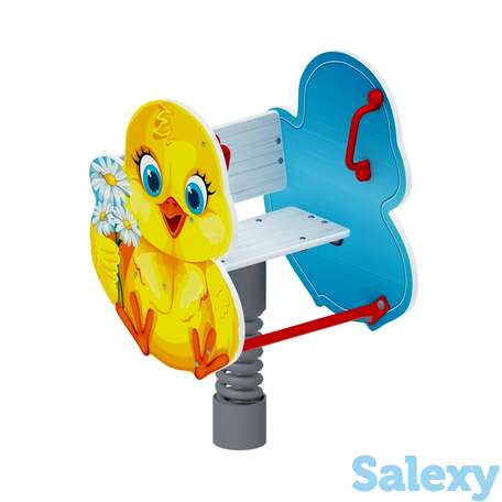 Качалка на пружине цыпленок ио 22.01.03-01, фотография 1