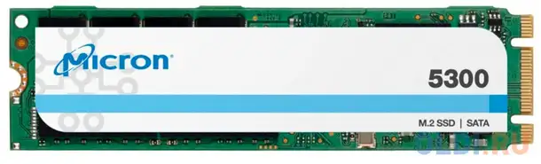 Твердотельный накопитель ssd m.2 1.92 tb micron mtfddav1t9tds-1aw1zabyy read 540mb/s write, фотография 1