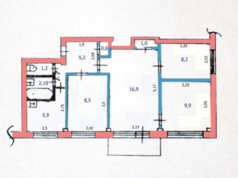 продам 4-х комнатную квартиру, фотография 1
