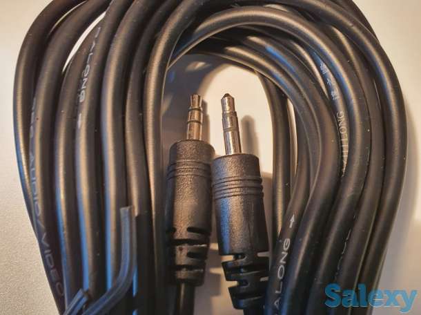 Аудио видео Кабель шнур AUX-AUX,  высококачественный 1.5 метров, фотография 2