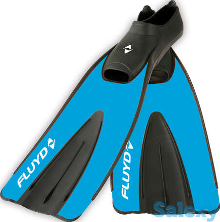 Ласты fluyd training long синие, фотография 1