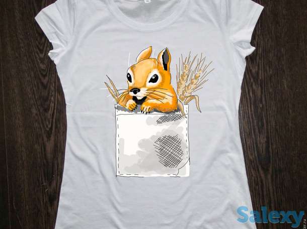 Футболки с полноцветным рисунком. Нанесение на футболки ярких принтов., фотография 1