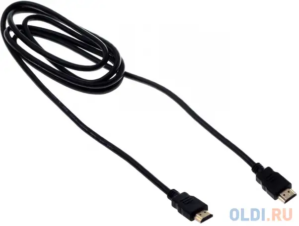 Кабель hdmi 1.8м buro bhp ret hdmi18 круглый черный, фотография 1