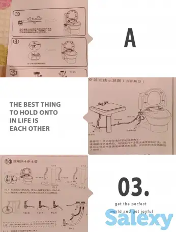 Биде накладка портативное, Хол/гор вода. Новое, фотография 5