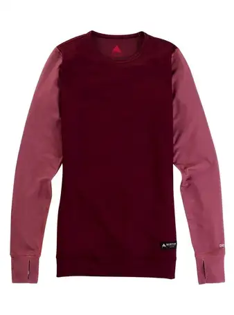 Термокофта burton 19-20 wb mdwt crew rsbrwn/ptroyl, фотография 20