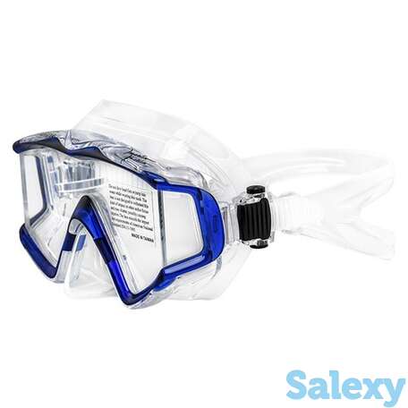 Маска marlin big panoramic blue trans sil, фотография 1