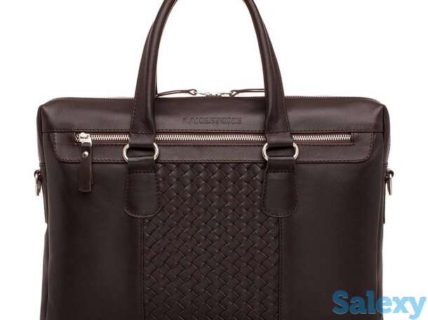 Деловая сумка Bramley Brown из кожи для ноутбука, фотография 1