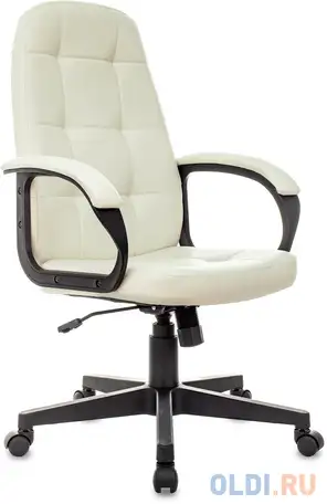 Кресло руководителя бюрократ ch 002 слоновой кости, фотография 1