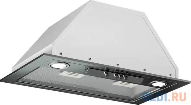 Вытяжка встраиваемая elikor 52н-400-к3д нержавеющая сталь, фотография 1