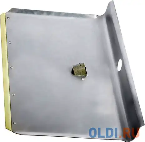 Лопата сибртехрос снеговая 61542  500х400х1.5мм без черенка алюминиеваяметал. окантовка, фотография 1