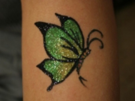 Временное тату хной и блеск-тату, фотография 4