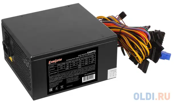 Блок питания exegate 550ppx 550 вт, фотография 1