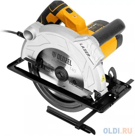 Пила циркулярная cs-210, 1800 вт, 210 мм// denzel, фотография 1