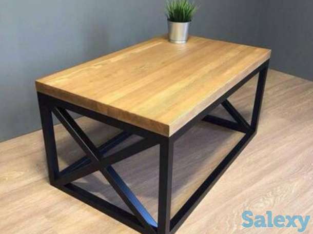 Изготовление журнальных столов из проф. трубы на заказ, фотография 1