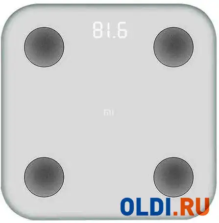 Весы напольные xiaomi mi bodycomposition scale 2 белый, фотография 1