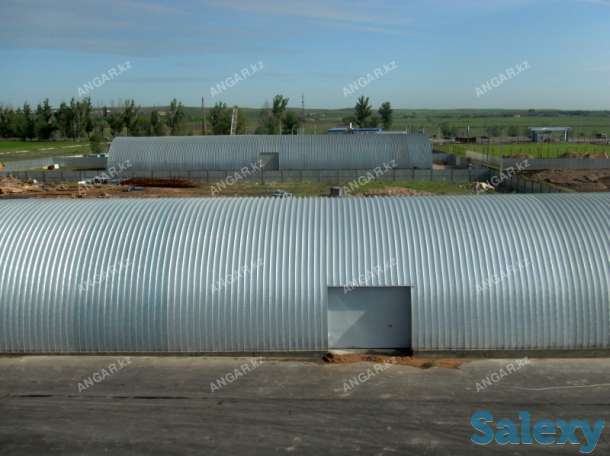 Быстровозводимые бескаркасные ангары в г. Шымкент, фотография 2