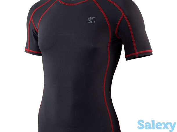 Термобелье майка сивера годобль с короткими рукавами мужская т.серая, фотография 1