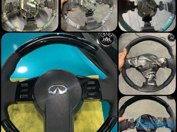 Перетяжка и реставрация рулей  Lotus, фотография 2