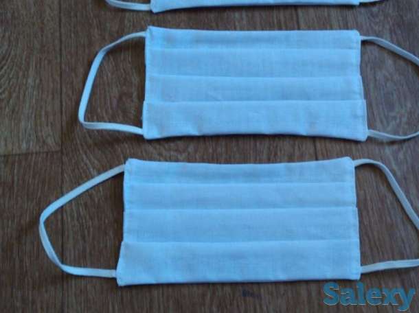 Продам маски многоразовые хб, спанбонд и резинки 3мм, фотография 3