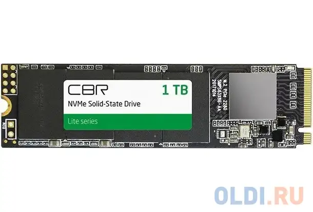 Ssd накопитель cbr ssd-001tb-m.2-lt22 1 tb pci-e 3.0 x4, фотография 1
