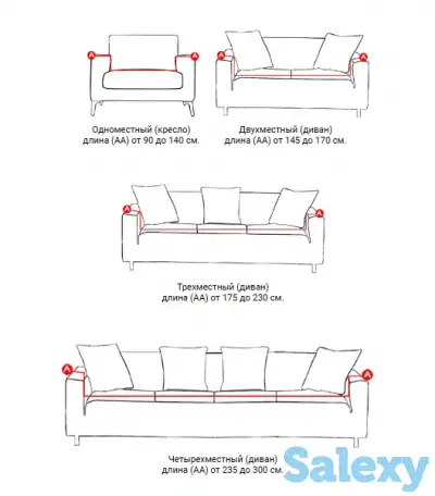 Натяжные чехлы для диванов и кресел, фотография 7