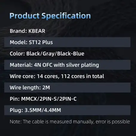 Провод IEM KBEAR ST12 Plus 8 жильный посеребренный, фотография 2