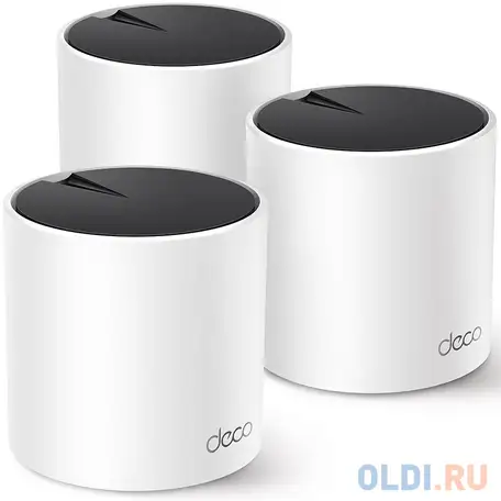 Домашняя mesh wi-fi deco x55(3-pack) ax3000 3 устройства ax3000 домашняя mesh, фотография 1
