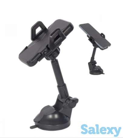 Продам универсальный выдвижной автомобильный держатель для смартфонов на присоске, HX-M-X65-X64, фотография 1