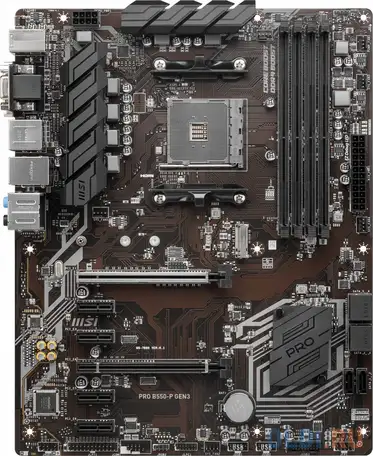Материнская плата msi pro b550-p gen3 soc-am4 amd b550 4xddr4 atx, фотография 1