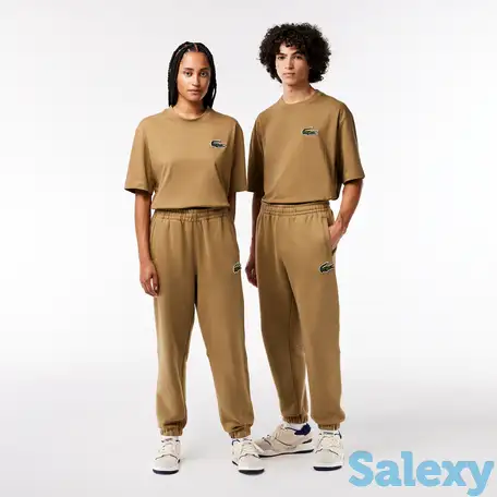 Флисовые брюки lacoste sport unisex из органического хлопка, фотография 1