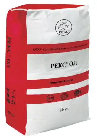 Ол - безусадочная облегченная тиксотропная цементная смесь для ремонта потолочных поверхностей, фотография 1