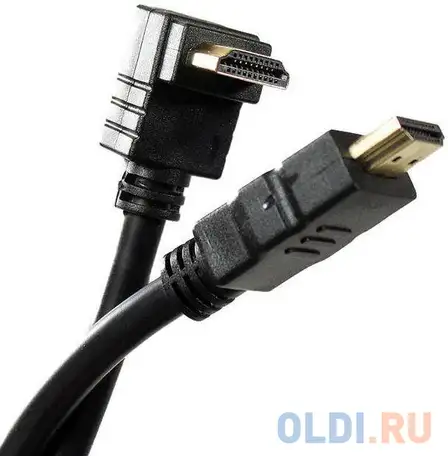 Кабель hdmi<=hdmi-угловой коннектор 90град 1.8м, 2.0v vcom <cg523-1.8m, фотография 1
