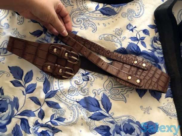 Кожаный ремень женский, фотография 1