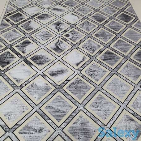 Коврик метражом, трендовая ковровая дорожка Ковер 140 см Серая, фотография 2